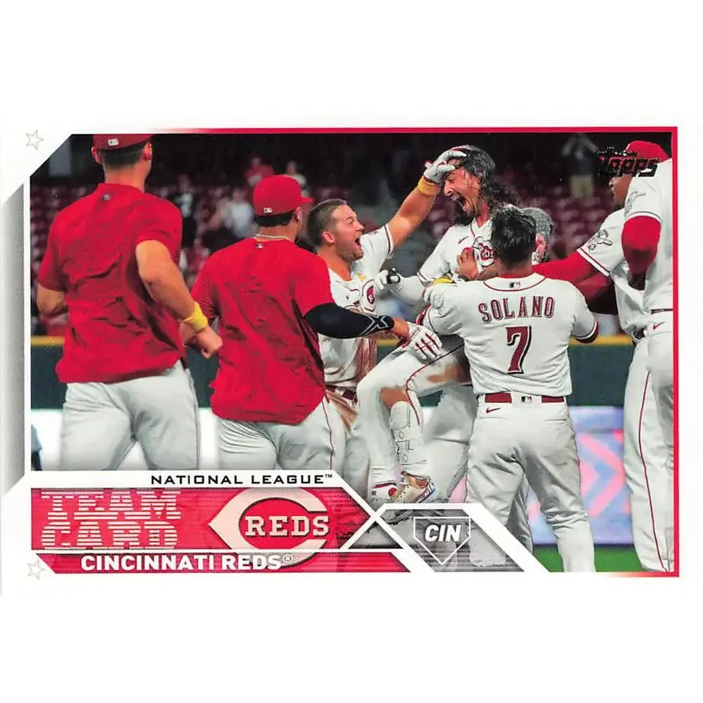 2023 Topps Cincinnati Reds Team Card 610 Cincinnati Reds